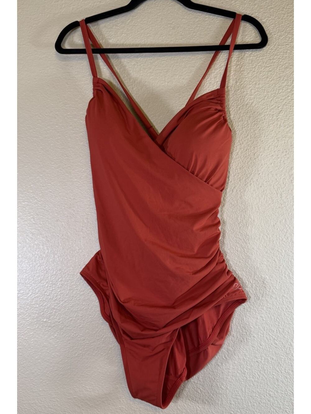 NWT Calia by Carrie Underwood Plus 16 Ruched Wrap One Piece Swimsuit